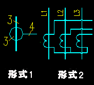 三个电流互感器电气图形符号 三个电流互感器电气图形符号