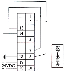 DTZ-2100调节器闭环调校接线图 DTZ-2100调节器闭环调校接线图