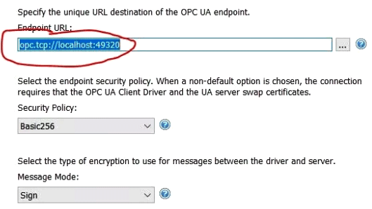 Endpoint URL Set Endpoint URL Set