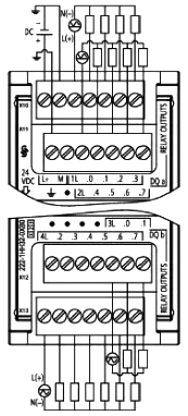 6ES7 222-1HH32-0XB0接线图 6ES7 222-1HH32-0XB0接线图