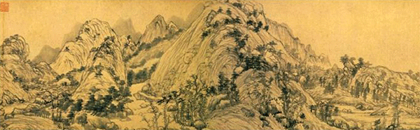 黄公望的《富春山居图》局部 黄公望的《富春山居图》局部