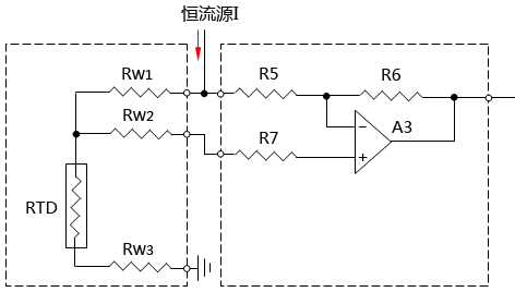 热电阻三线制接法电阻值测量方案 热电阻三线制接法电阻值测量方案