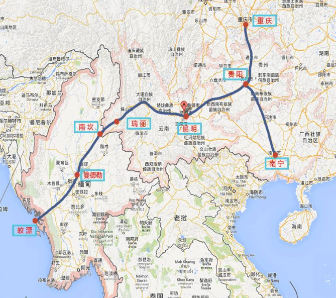 中缅油气管线线路图-//m.fkswng.com/news/1315.html