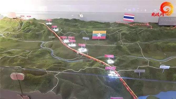 缅甸境内的中缅油气管道线路图 缅甸境内的中缅油气管道线路图
