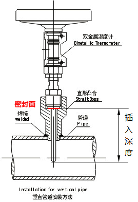 双金属温度计插入深度 双金属温度计插入深度