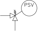 P&ID图中安全阀的图例 P&ID图中安全阀的图例