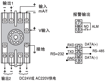 SWP-2011IC接线图 SWP-2011IC接线图