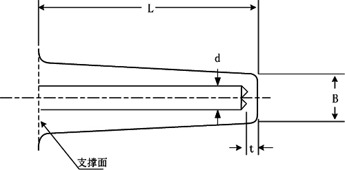 锥形套管结构示意图 锥形套管结构示意图