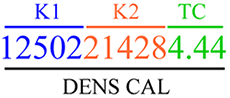 DENS CAL DENS CAL